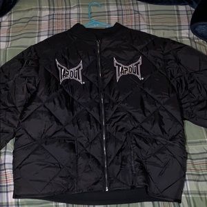 Tapout Men’s black quilted bomber jacket